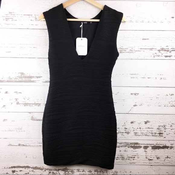 Millau Dresses & Skirts - MILLAU Little Black Bodycon Sleeveless Mini Dress